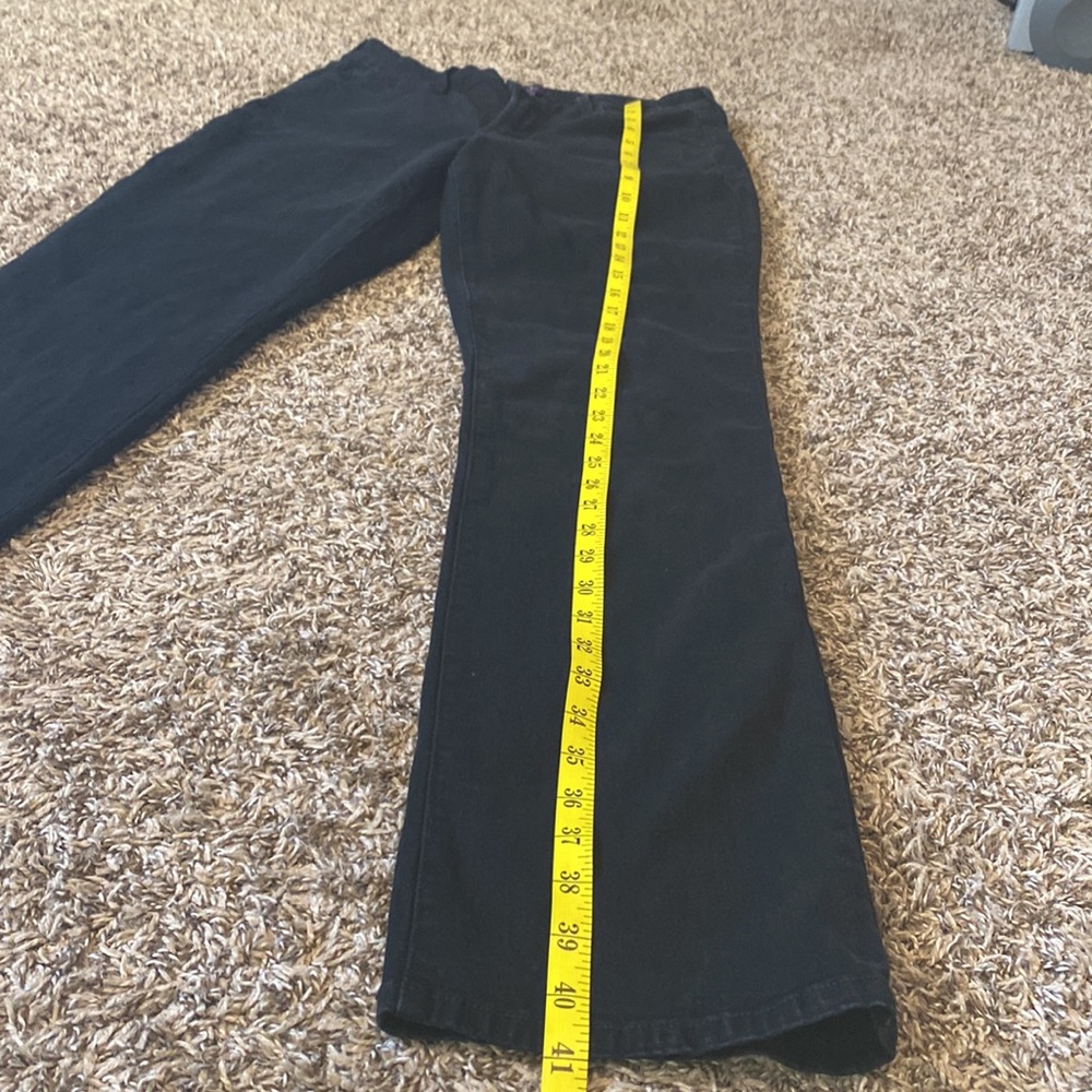 NYDJ Straight Black Lift Tuck Technology Jeans 10 - Picture 11 of 14